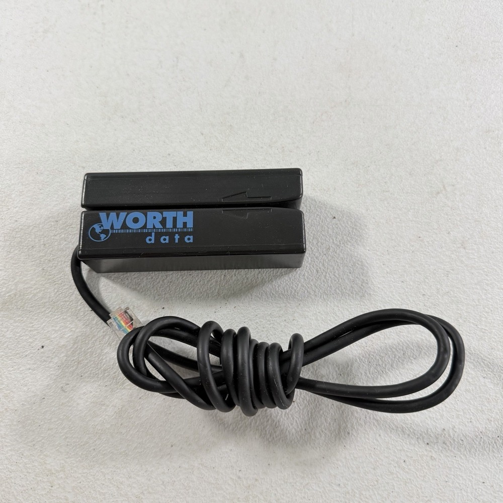 Worth Data Magtek 21050002 Magnetic Stripe Card Badge Scanner Reader